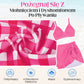 👙💥Damski Komplet Bikini w Kratkę z Wysokim Stanem i Kontrolą Brzucha