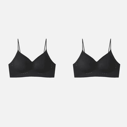 Wireless, Seamless Bra with Adjustable Straps