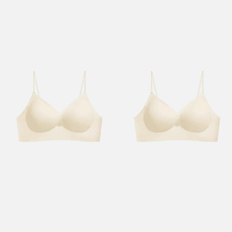 Wireless, Seamless Bra with Adjustable Straps