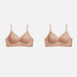 Wireless, Seamless Bra with Adjustable Straps