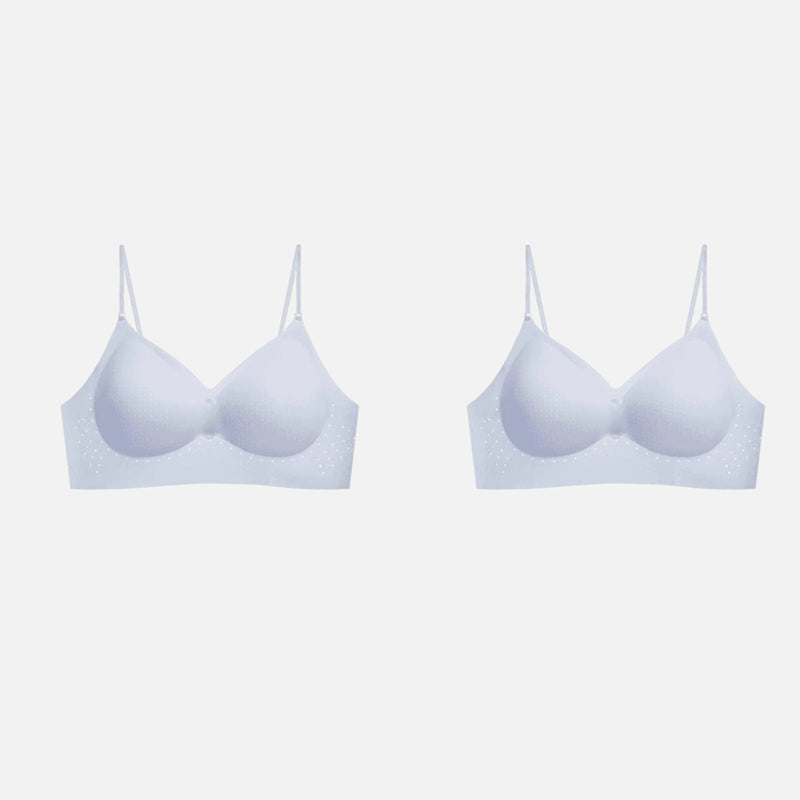 Wireless, Seamless Bra with Adjustable Straps