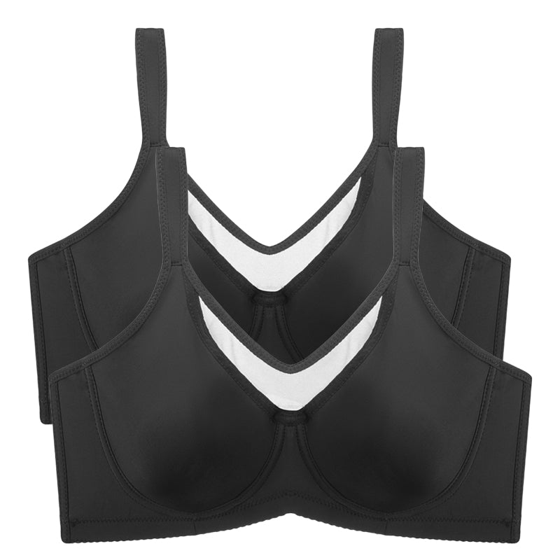 Women's Plus Size Cooling Minimizer Bra - Full Coverage & Breathable Support