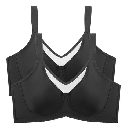 Women's Plus Size Cooling Minimizer Bra - Full Coverage & Breathable Support