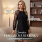 【S-4XL】💖Sukienka z długimi rękawami i koronkowymi wykończeniami