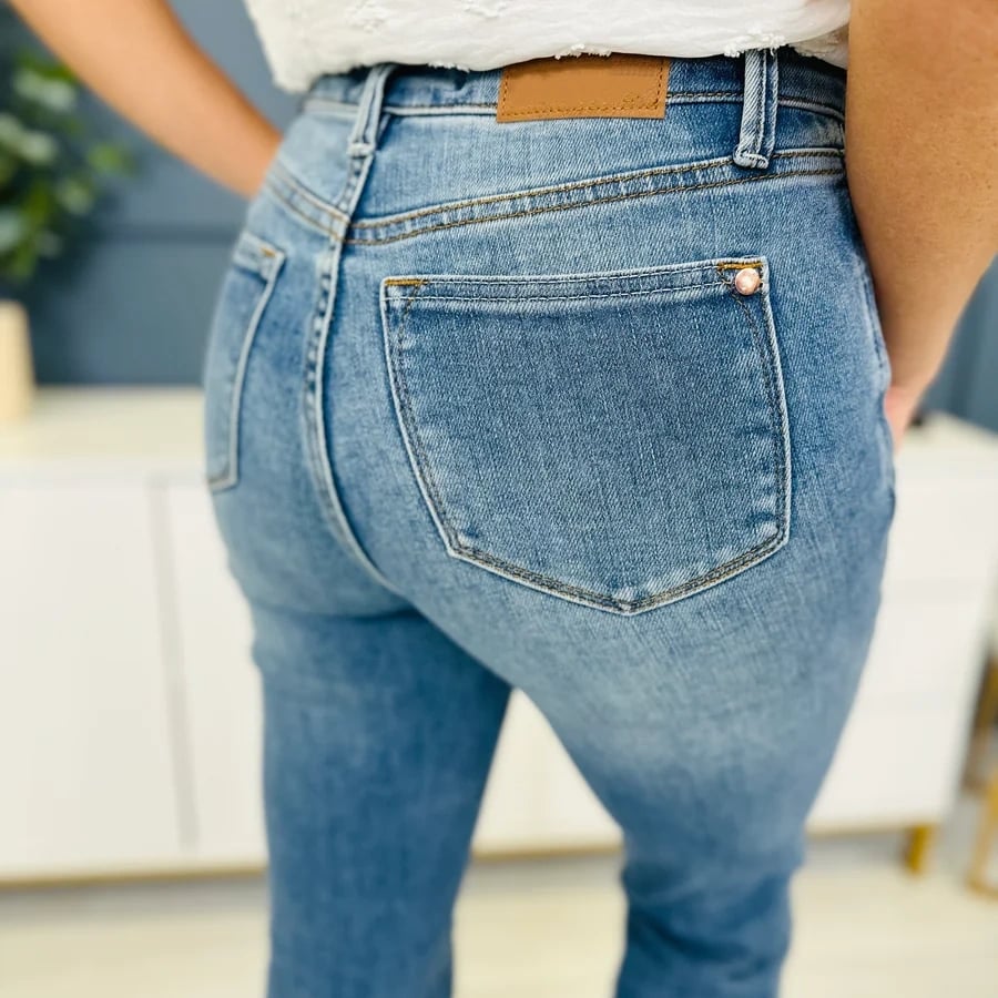 Women's High-Rise Tummy-Control Stretch Jeans | Bootcut & Straight Leg