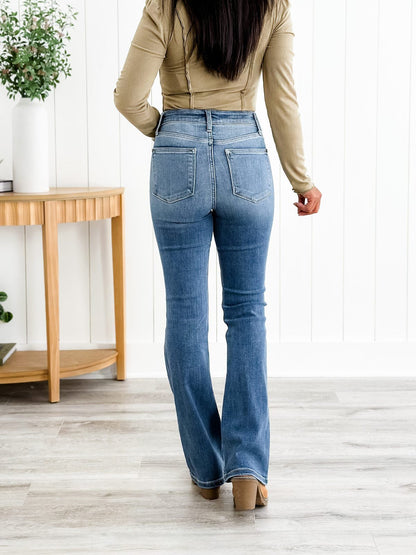 Women's High-Rise Tummy-Control Stretch Jeans | Bootcut & Straight Leg