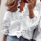 👚 TERAZ 50% ZNIŻKI! 🌸 Damska bluzka z falbanami i rękawami typu „lantern” – urocza, luźny krój i uniwersalna (rozmiary S–XL) 🍃