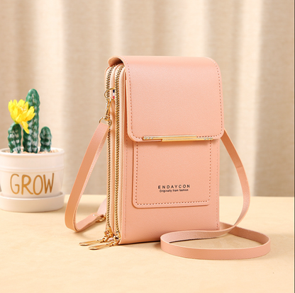⌛⏰50% OFF – Today Only!🎁👝Use Your Phone Hands-Free! Touchscreen Crossbody Bag – No-Dig Design