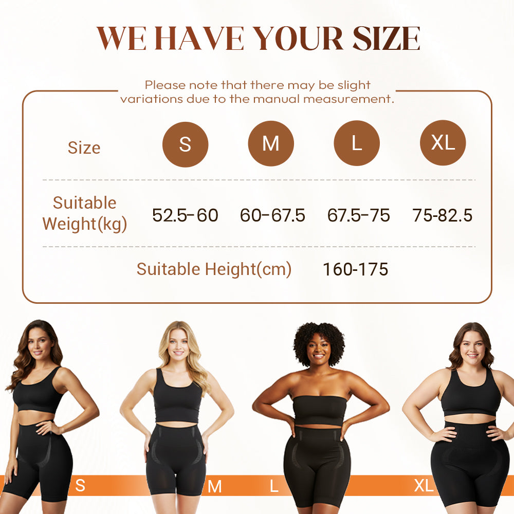 Women's Seamless High-Waisted Tummy Control & Butt-Lifting Shorts