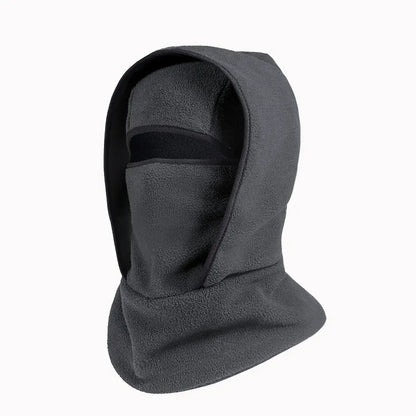 3-in-1 Thermal Fleece Balaclava Ski Mask & Hooded Neck Gaiter – Windproof Winter Face Cover & Helmet-Compatible Beanie for Skiing, Cycling & Outdoor Cold