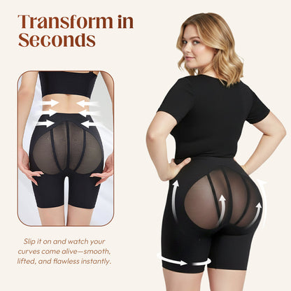 Women's Seamless High-Waisted Tummy Control & Butt-Lifting Shorts