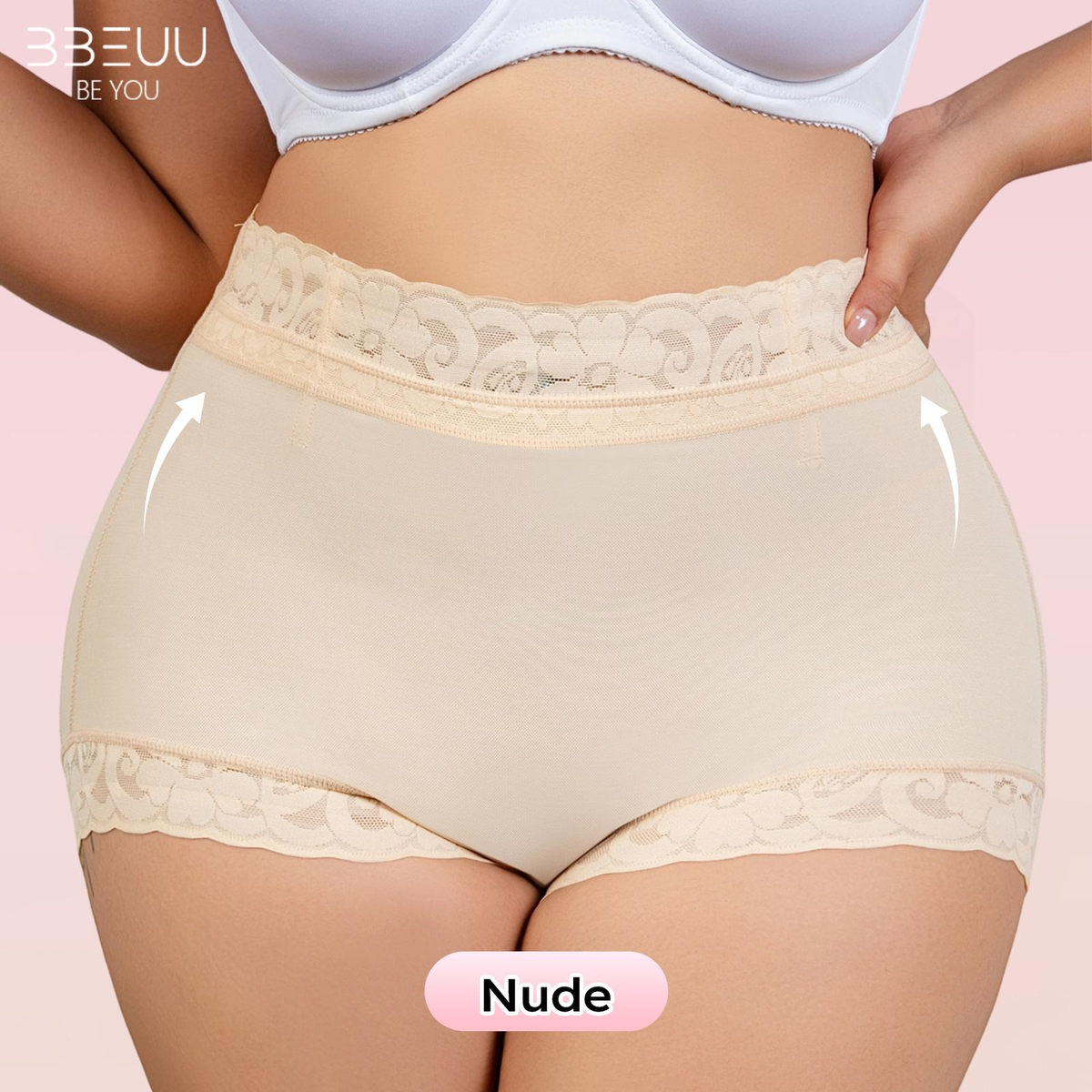 🔥🔥3PC High Waist Shapewear Panty with Anti-Slip Silicone Band - Stretchy Breathable & Seamless Tummy Control Butt Lifting for Everyday Confidence Women's Basic Minimalist Multi Colors 3Pcs Leg