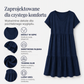 👗Swobodna sukienka z krótkim rękawem z dekoltem w serek💖
