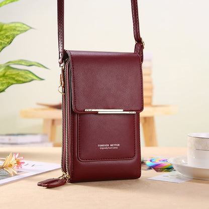 ⌛⏰50% OFF – Today Only!🎁👝Use Your Phone Hands-Free! Touchscreen Crossbody Bag – No-Dig Design