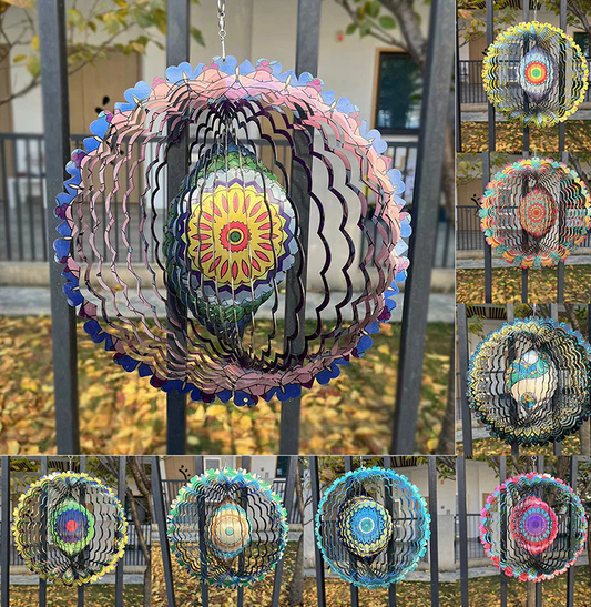 ✨Gorąca wyprzedaż 2025🍃3D Kolorowa mandala wiatru