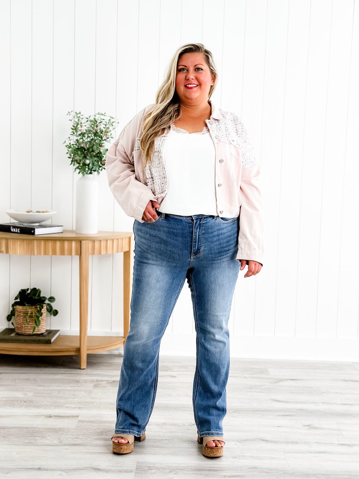 Women's High-Rise Tummy-Control Stretch Jeans | Bootcut & Straight Leg