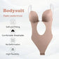 Bezszwowy body modelujący z wbudowanym biustonoszem i odkrytymi plecami