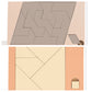🧠🧩Drewniana gra logiczna Tangram