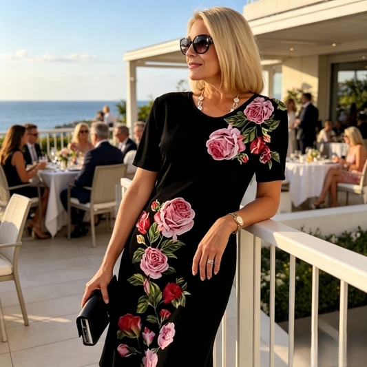 👗Stylowa sukienka z kwiatowym nadrukiem