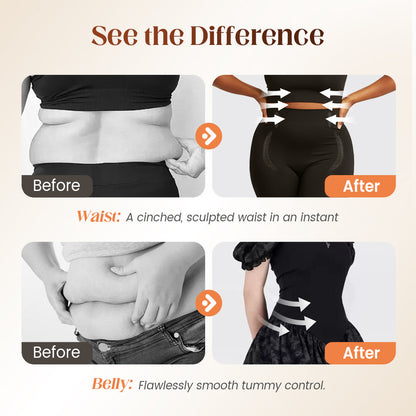 Women's Seamless High-Waisted Tummy Control & Butt-Lifting Shorts
