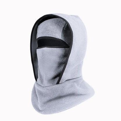 3-in-1 Thermal Fleece Balaclava Ski Mask & Hooded Neck Gaiter – Windproof Winter Face Cover & Helmet-Compatible Beanie for Skiing, Cycling & Outdoor Cold