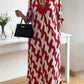 Elegancka sukienka maxi w stylu casual – z dekoltem w serek, idealna na co dzień ✨