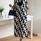 Elegancka sukienka maxi w stylu casual – z dekoltem w serek, idealna na co dzień ✨
