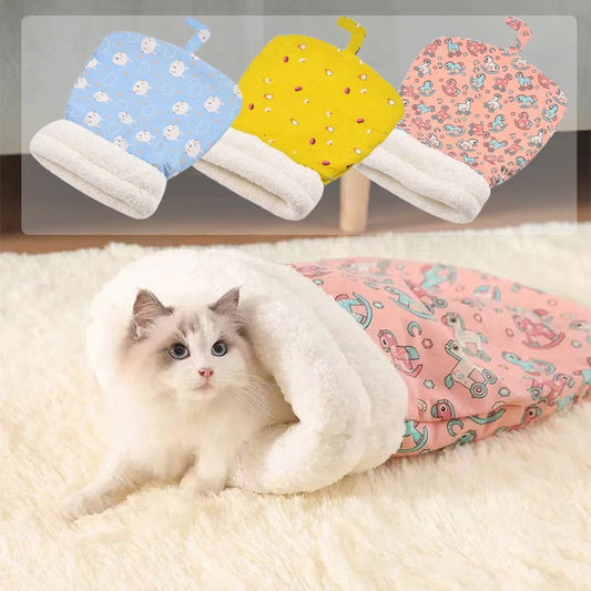 🐱Gorąca wyprzedaż 49% OFF🐱 Ciepłe, pluszowe, grube legowisko dla kota
