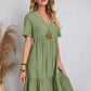 😍【S-3XL】👗Rochie lungă casual cu mânecă scurtă