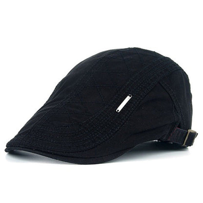 🧢 Classic Heritage Flat Cap – All-Season Breathable Cotton Ivy Hat | Adjustable Fit