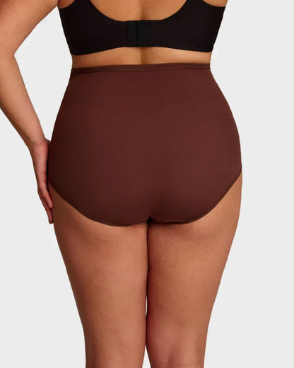 ✨ [Buy 1 Get 2 Free] Plus-Size High-Waist Cross Tummy-Control Shaping Panties – Anti-Roll Double Compression | S to 4XL