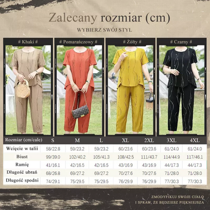 👚Letni zestaw dwuczęściowy👖