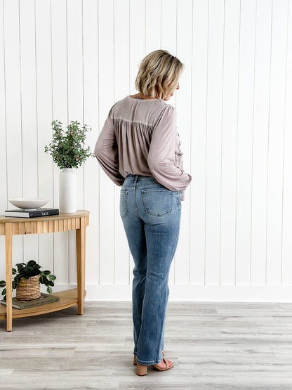 Women's High-Rise Tummy-Control Stretch Jeans | Bootcut & Straight Leg