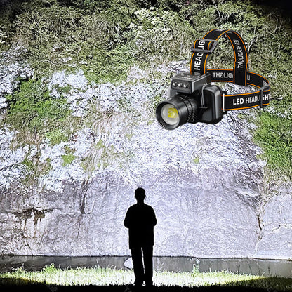 🔦Mocna latarka czołowa o bardzo długiej żywotności