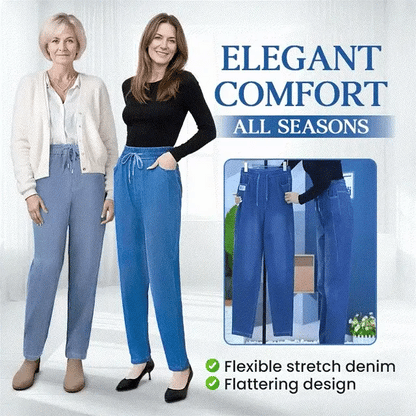 🔥2025 Gorąca wyprzedaż🔥Slim casual straight ice silk jeans👖