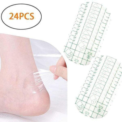 Samoprzylepna, niewidoczna naklejka chroniąca przed zużyciem pięty