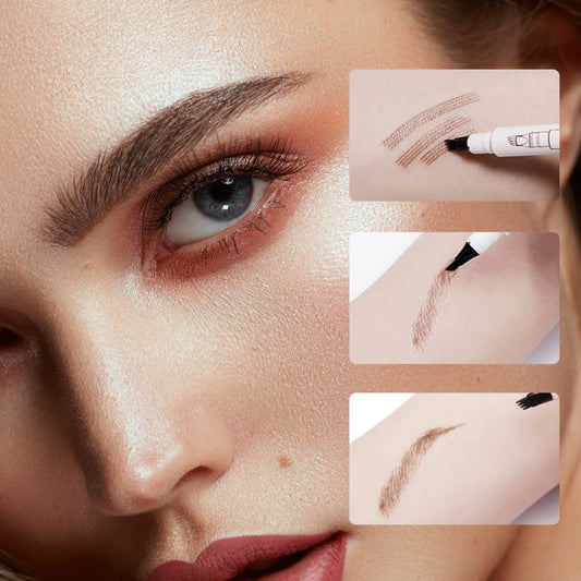 【🔥1+1 gratis】✨Nowa wodoodporna kredka do brwi z nieco szerszą końcówką