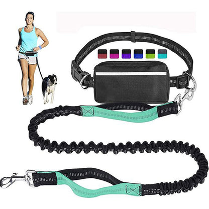 🎁Hot Sale 49% OFF🐕Adjustable Hands-Free Dog Lead with Waist Bag