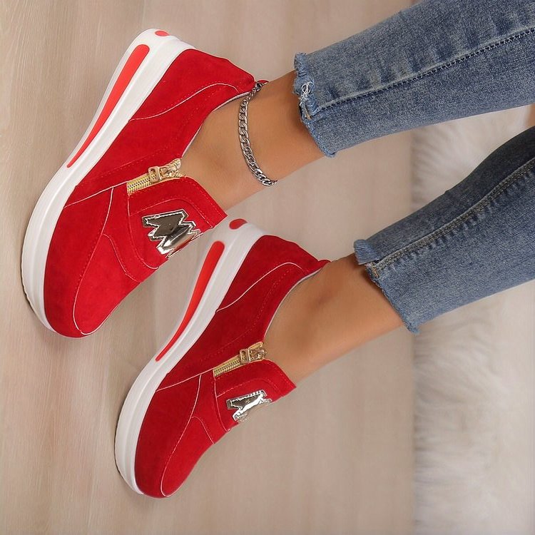 💎 Baskets Orthopédiques à Plateforme pour Femmes – Soutien Triple Voûte, Semelle Antidérapante & Confort Pieds Nus 🥿👣