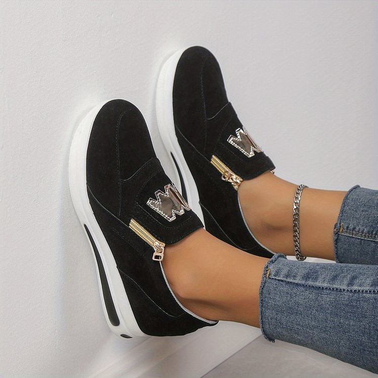 💎 Baskets Orthopédiques à Plateforme pour Femmes – Soutien Triple Voûte, Semelle Antidérapante & Confort Pieds Nus 🥿👣