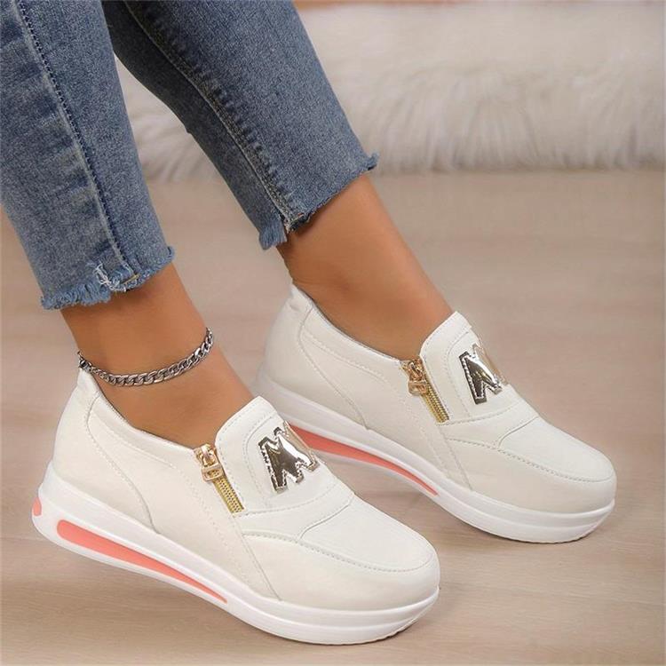 💎 Baskets Orthopédiques à Plateforme pour Femmes – Soutien Triple Voûte, Semelle Antidérapante & Confort Pieds Nus 🥿👣