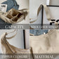 😍Sprzedaż bezpośrednia dla projektantów👜Nylonowa torba damska typu hobo w jednolitym kolorze