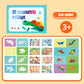 Zestaw książeczek z naklejkami-puzzle dla dzieci