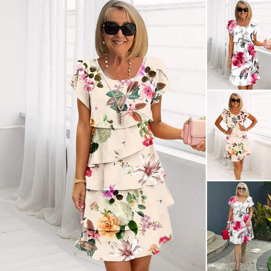 【S-5XL】🌸 Nowości na wiosnę 🌸 Sukienki z kwiatowym nadrukiem