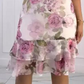 🌸Rekomendacje dotyczące odzieży damskiej w dużych rozmiarach!【S-4XL】🌷 Wielobarwna różowa sukienka z falbanami