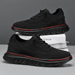Fliwos Men’s Breathable Lightweight Knit Patchwork Sneakers