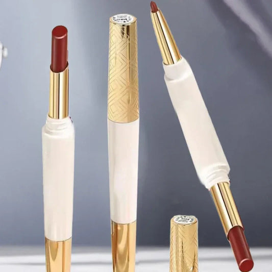 💄2 w 1 wodoodporna pomadka i konturówka do ust
