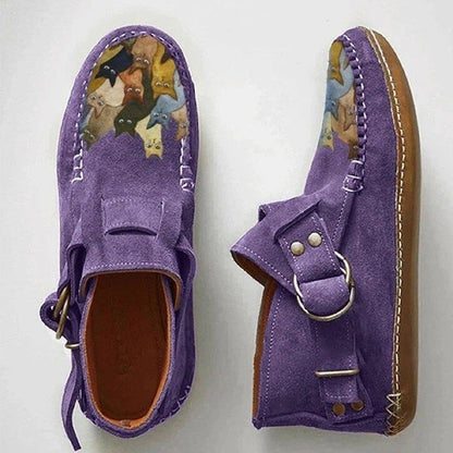 👟Damskie buty codzienne z uroczym nadrukiem kota