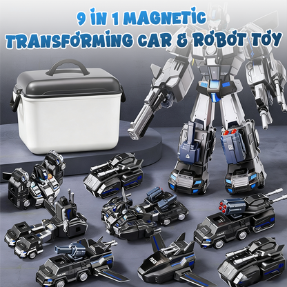 Magnetyczny Transformujący Robot-Samochód 9w1