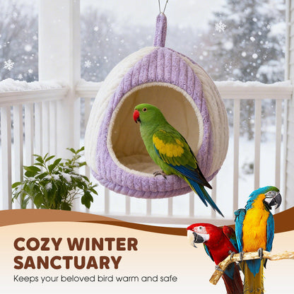 🐦Zawieszone gniazda ptaków, zapewniające ciepło przez zimę